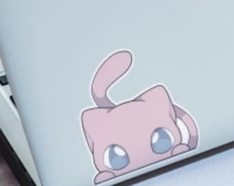 Mew - Peeking - Vinyl Permanent Decal