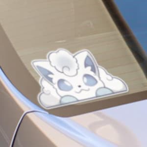 Vulpix - Peeking - Vinyl Permanent Decal