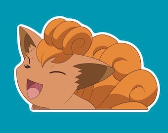 OG Vulpix - Peeking - Vinyl Permanent Decal - Lifetime Warranty