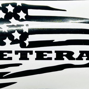 Veteran Vinyl Car Decal, Veteran Decal