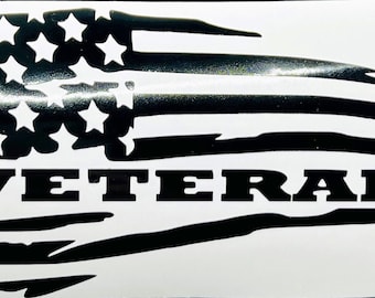 Veteran Vinyl Car Decal, Veteran Decal