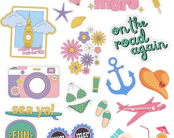 Vacation Sticker Planning Vacation Sticker Journal Vacation Sticker Collecting Vacation Sticker