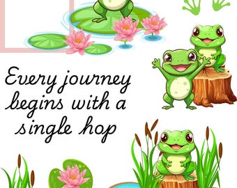 Frog weekly planner stickers, Planner stickers, Frog stickers, Weekly planner stickers, Happy planner stickers