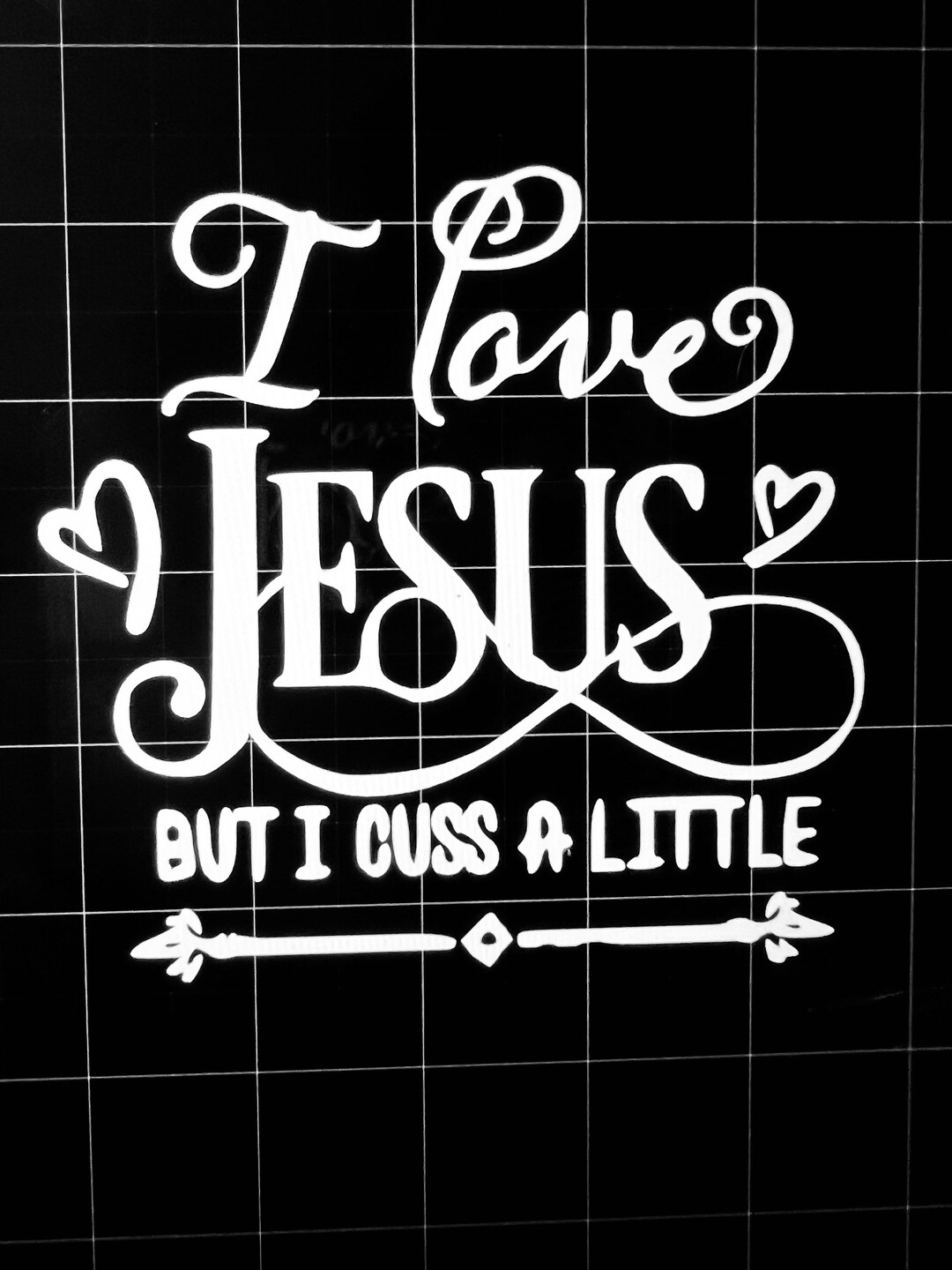 Jesus Car Decal I Love Jesus Decal Jesus Window Decal Vinyl Jesus Decal