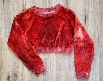 MTO Hemp cropped sweatshirt