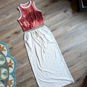 MTO Hemp Jogger maxi skirt