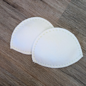 MTO Hemp Bra Pad Inserts Half Cup Natural