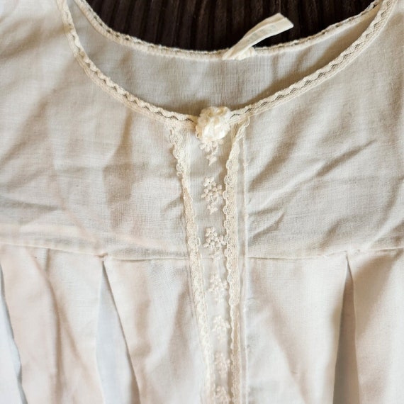 Vintage Size 10 Girls White Slip Dress - image 2