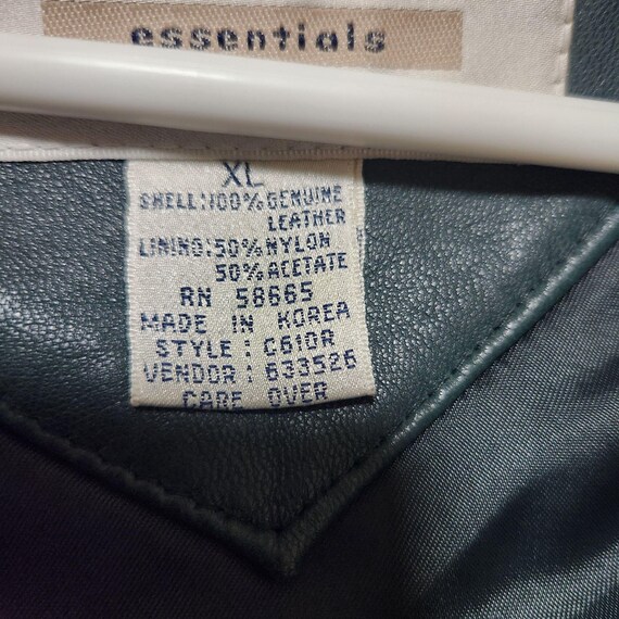 Super soft leather Essentials Outerwear jacket - image 6