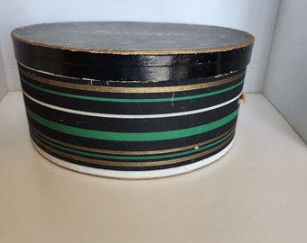 Vintage Miller Hat Box With 3 Hats. Fur, USA Union Made and VELVET. READ Vintage Miller Hat Box With 3 Hats. Fur, USA | Mercari main image 3