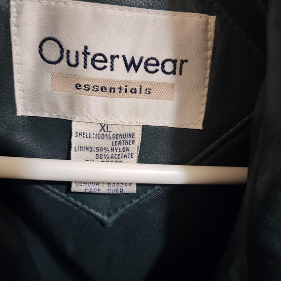 Super soft leather Essentials Outerwear jacket - image 5