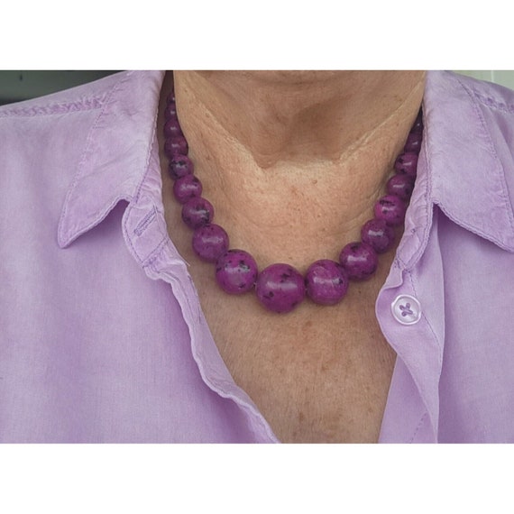 Jay King DTr Desert Trading Purple stone Necklace… - image 5