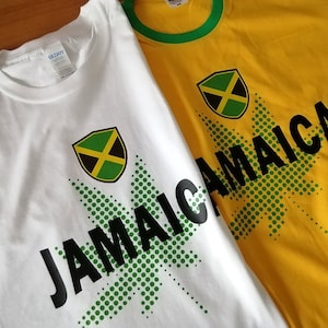 Old School Jamaica T-Shirt Reggae Beats Kingston Positive Vibes Unisex Kids Adults  Men&#39;s Women&#39;s