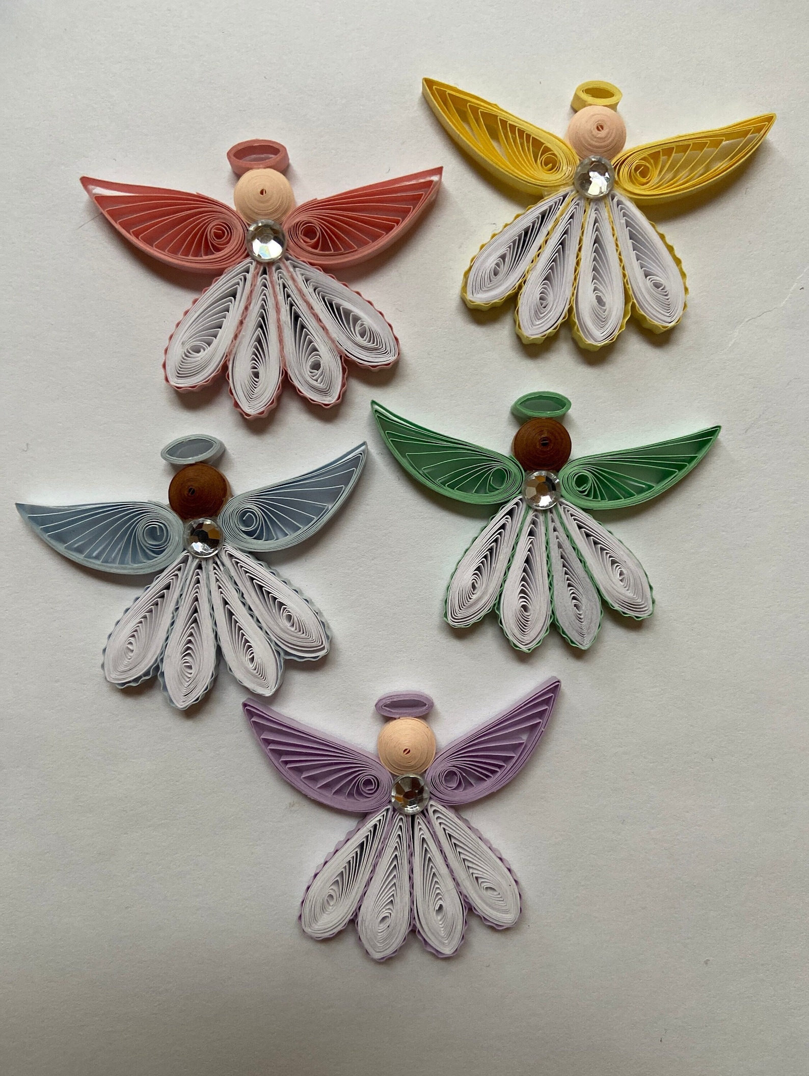 Paper Quilling Angel Etsy