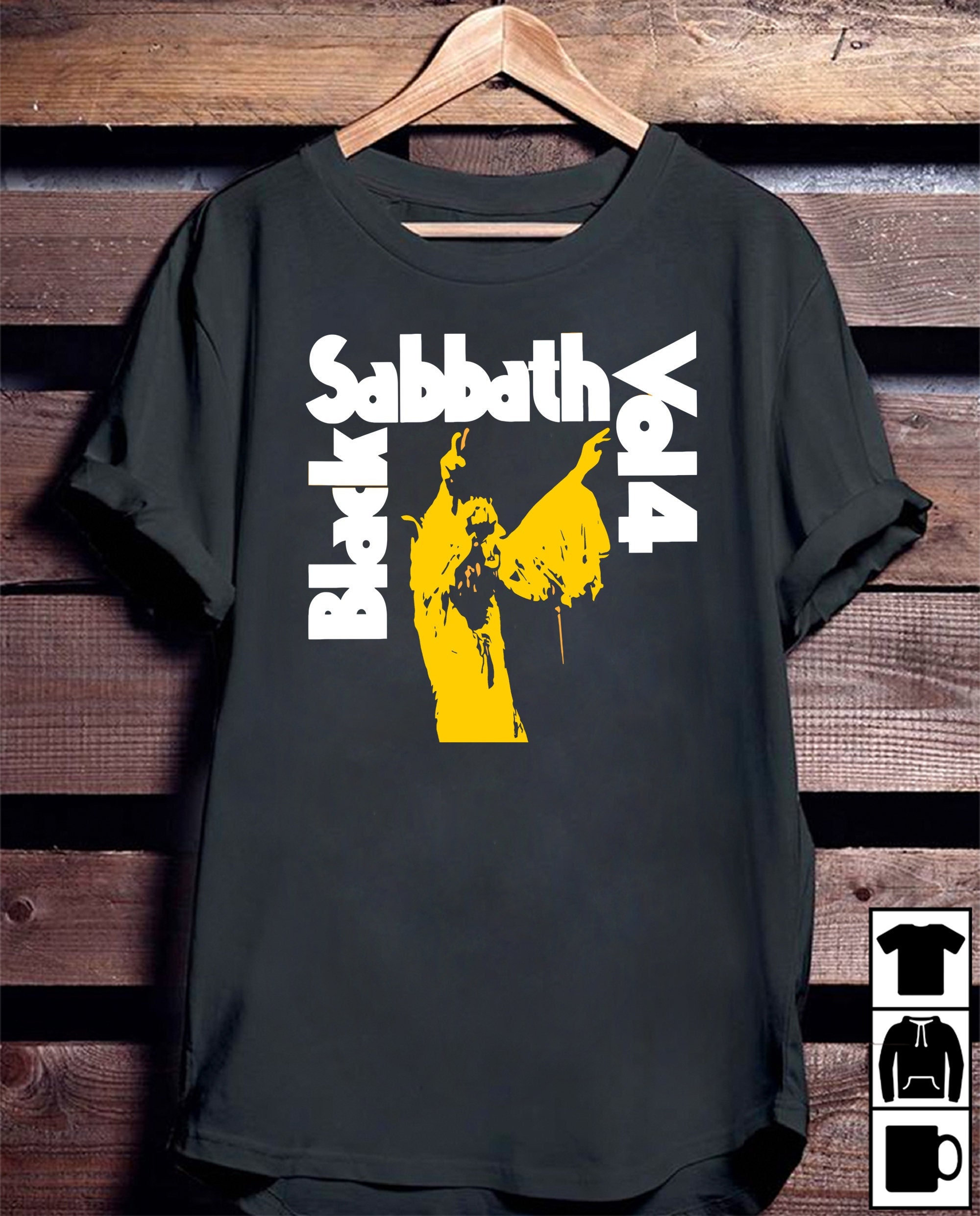 Discover Black Sabbath Concert, Vol 4 Heavy Metal Vintage T-Shirt