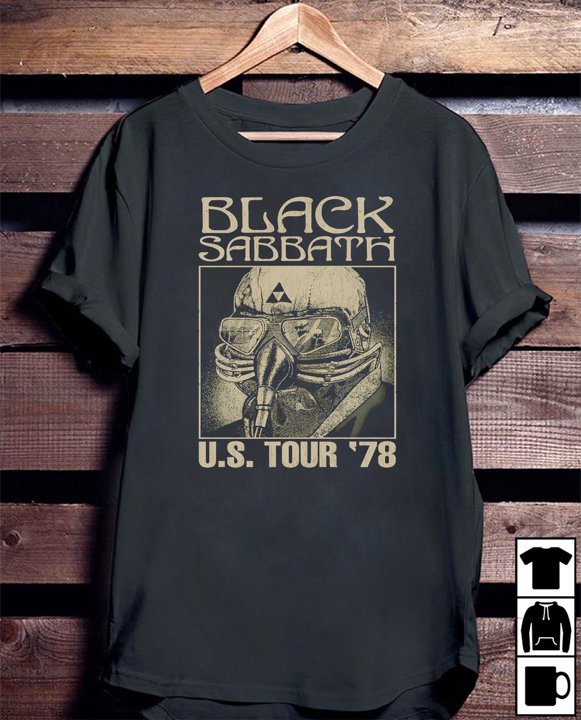 Discover Black Sabbath, US Tour 78 Vinatge T-Shirt