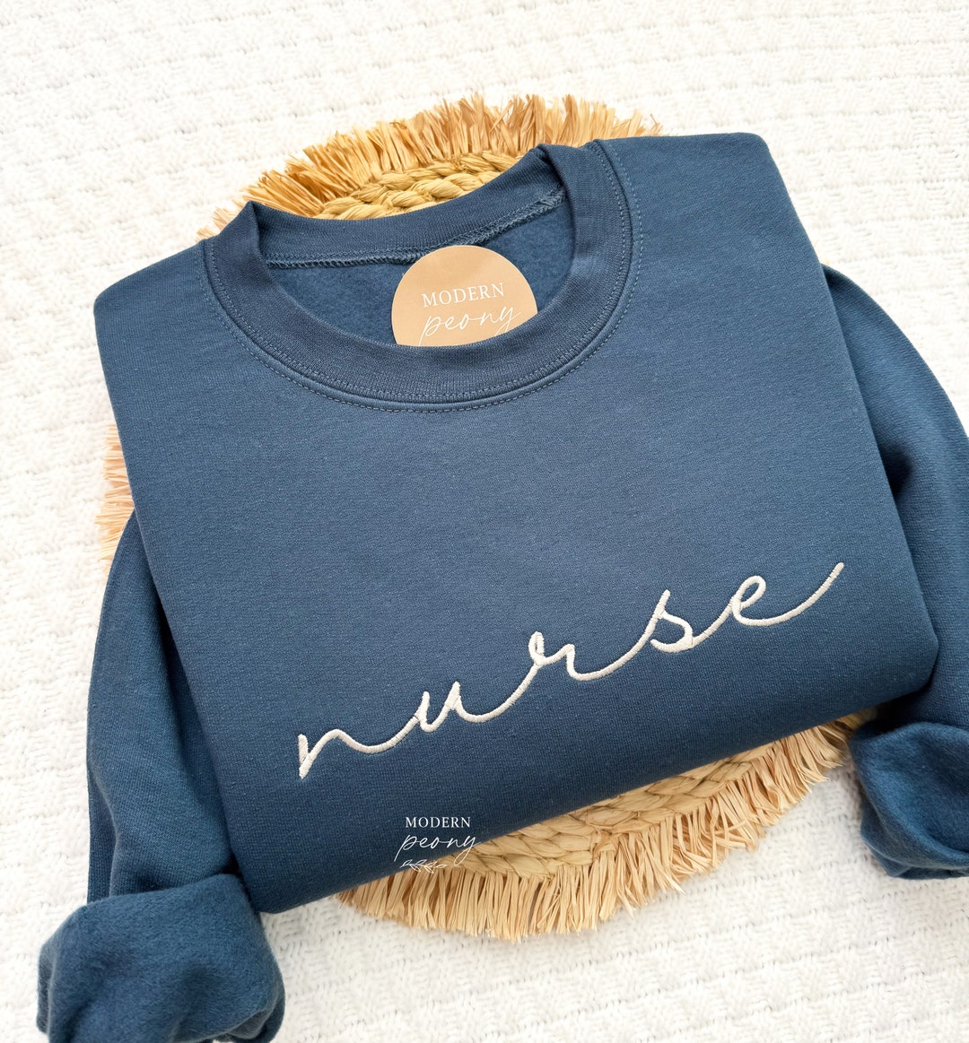 Teddy Bear Nurse Pattern Print Women Off Shoulder Sweatshirt