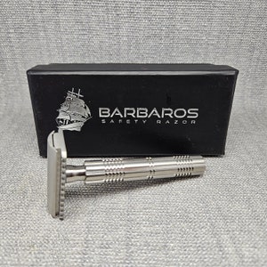 Barbaros Safety Razor TR-3 with Kalyon Handle Stainless