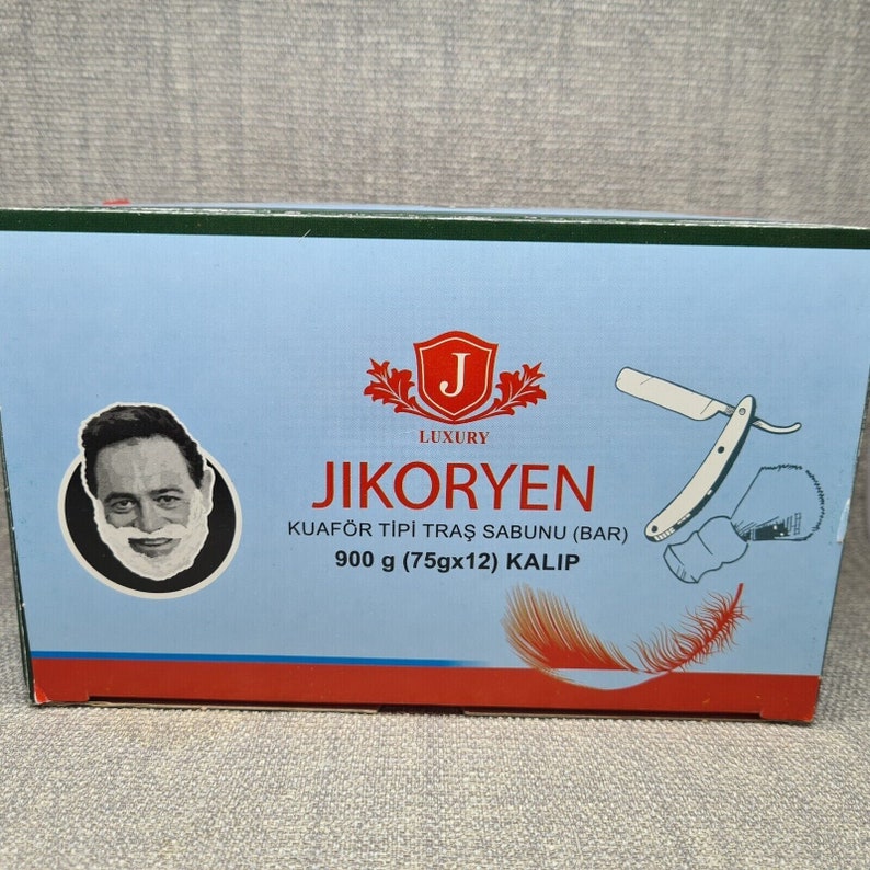 Jikoryen Shaving Soap Stick for Shaving Brush and Safety Razor 75gr 12 pcs image 1