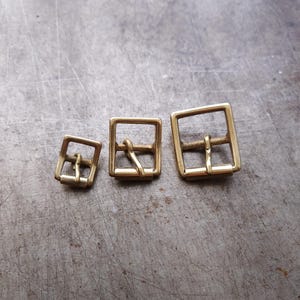 Roller Buckles / 3 Sizes / Brass or Nickel