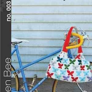 Green Bee / Printed Sewing Pattern / Scoop Tote