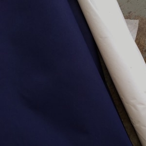 Dry Organic Cotton Oilskin / Navy