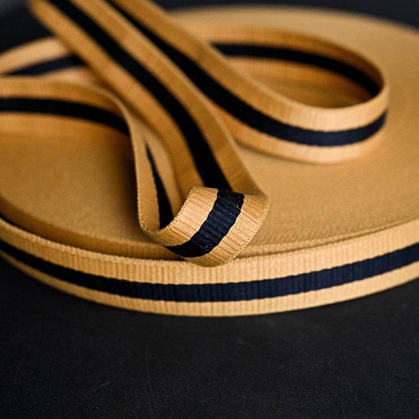 40mm Webbing / Claremont / Yellow Black