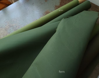 Dry Organic Cotton Oilskin / Fern