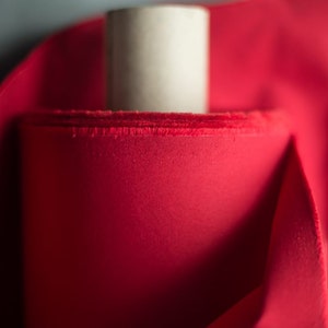 Dry Organic Cotton Oilskin / Red
