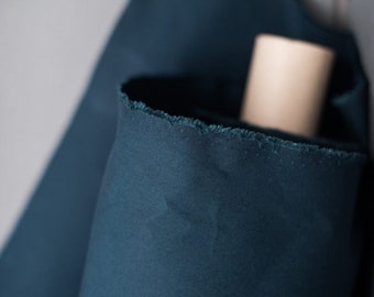 Dry Organic Cotton Oilskin / Midnight