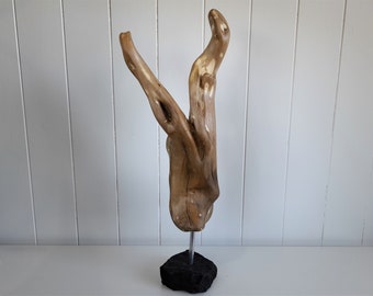 Natuurlijke Australische drijfhoutsculptuur: ornament van teruggewonnen hout