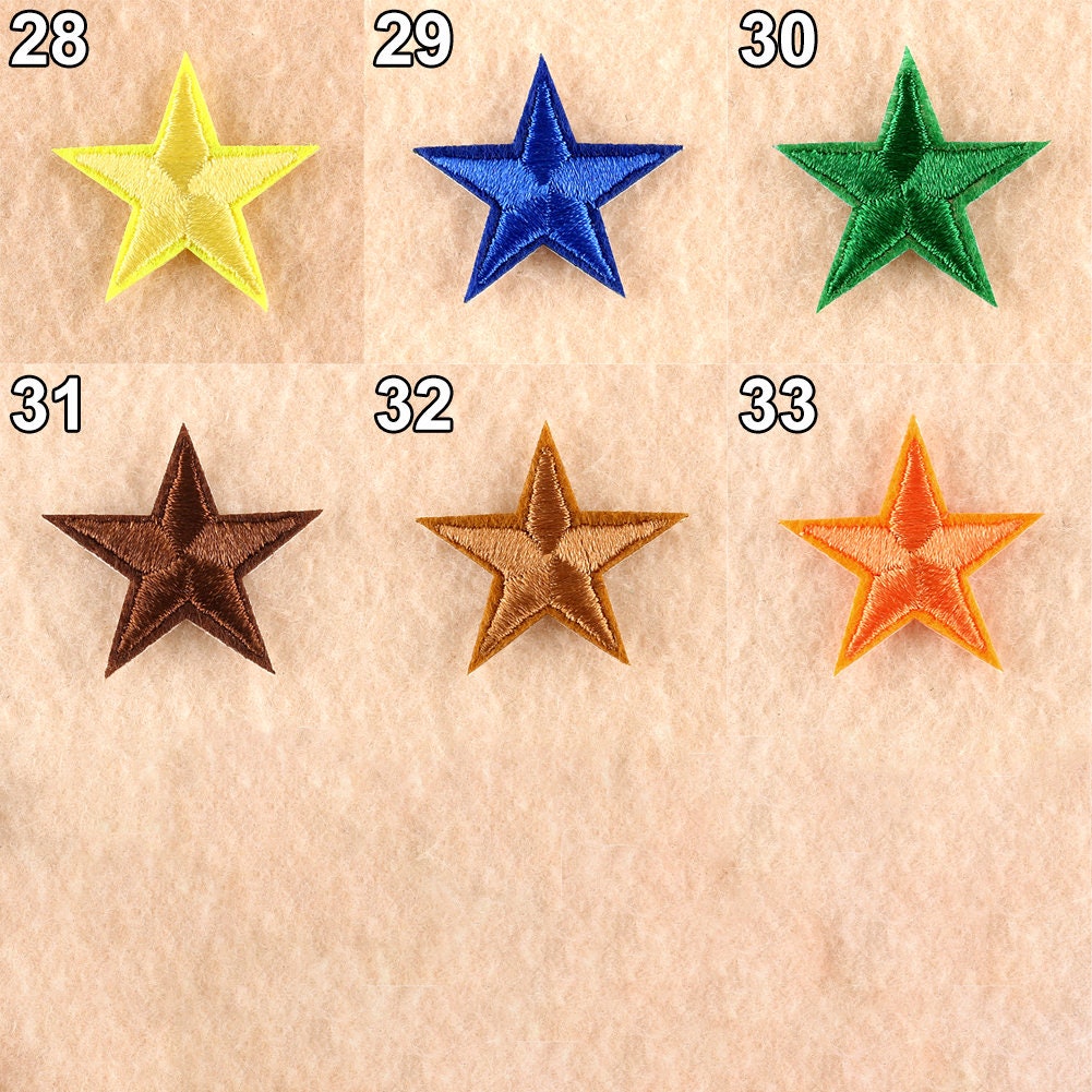 26 Toppe Termoadesive A Stella Con Strass - Argento, 4 Dimensioni, Per Abiti E Borse - Foto 9