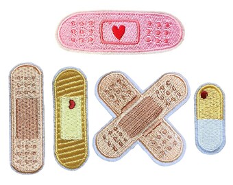 Pleisters bandage opstrijkbare patch naai de geborduurde badge schattige applicaties kind volwassen mannen vrouwen meisje jongen kleding jas decoratie