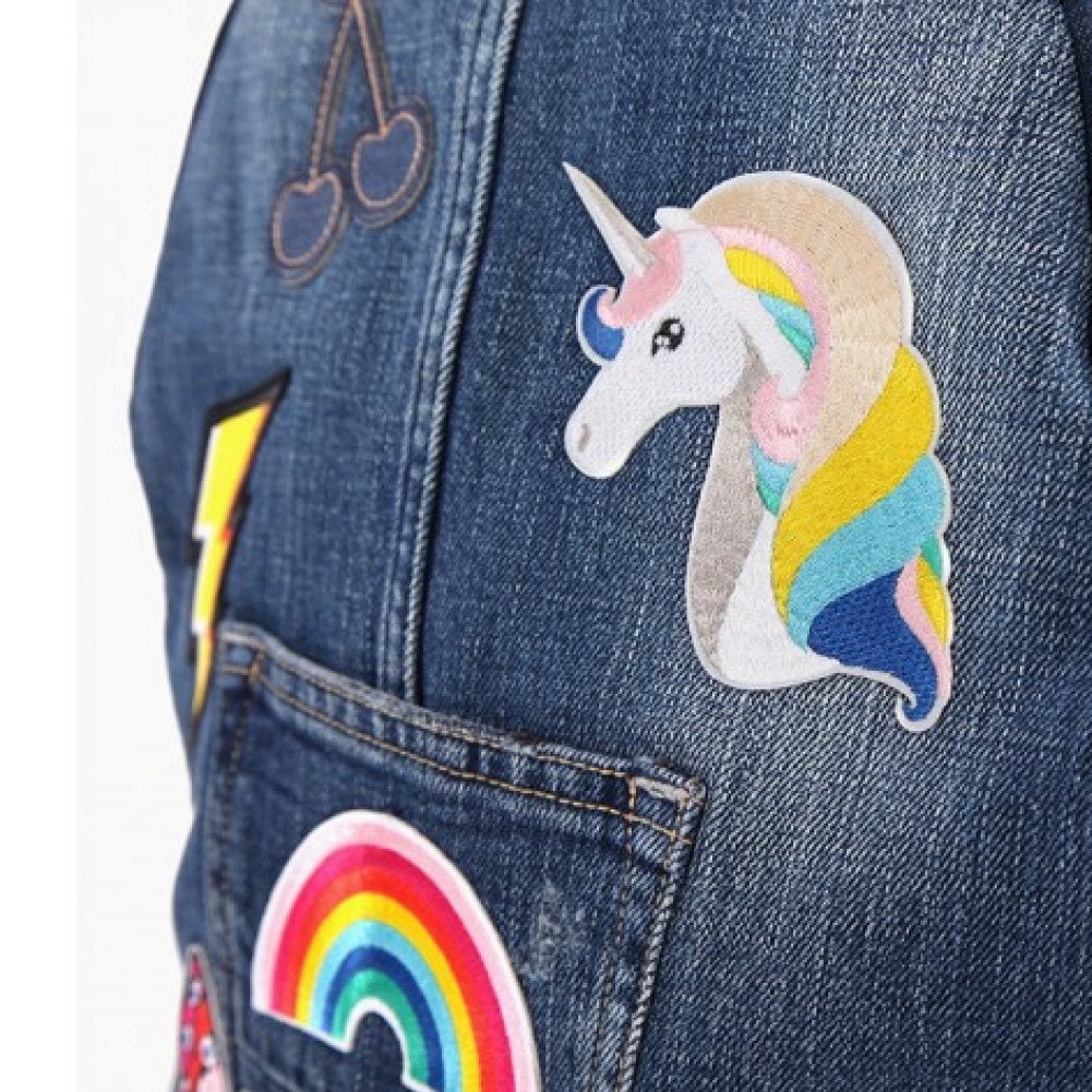 Pack De 20 Parches Para Planchar Mixtos - Unicornios, Estrellas, Mariposas, Para Jeans Y Ropa
