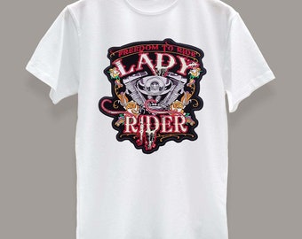 Screw Housework Let's Ride Iron-On Patch - Funny Embroidered Biker Patch For Women Riders - View #10