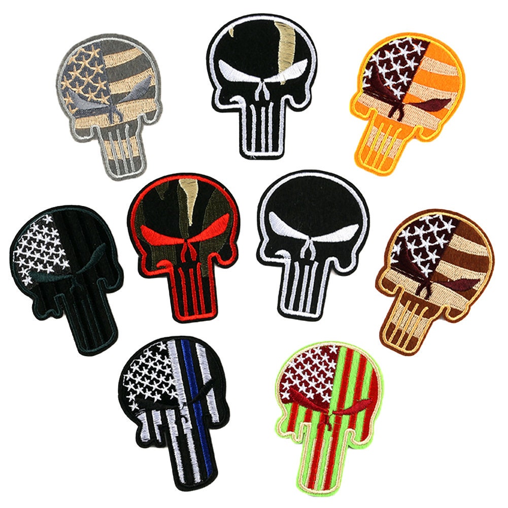 Soft Fabric US Flag Velcro Patches, Texas Patch, US Army Patches, Punisher  Patch, Camo Patch, Patriotic Patch for Jackets, T-Shirts or Masks