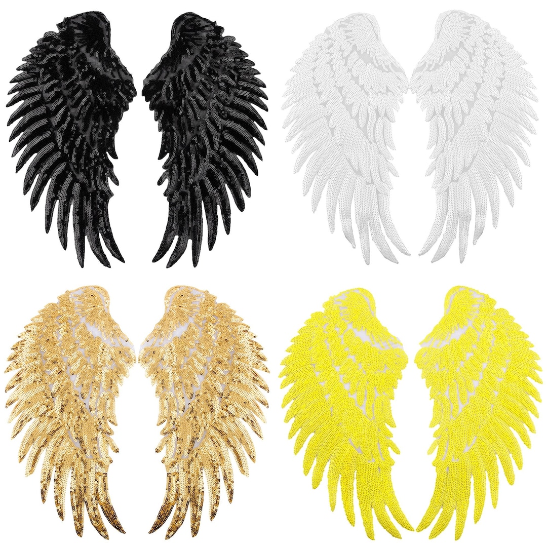 Mochila De Free Fire Alas De Angel Large Sequin Angel Wing Iron On