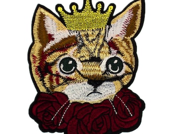 Cute Pink Kitty Cat With Wings Patch - 2.3x3 Inch Iron-On Or Sew-On Embroidered Patch