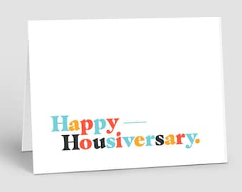 Housiversary Realtor Notecards (Pack of 10) | Mortgage Lender Client Cards