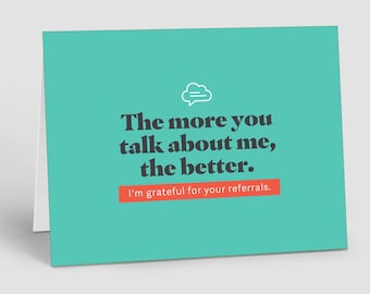 Client Referral Appreciation Notecards (Pack of 10) | Realtors & Mortgage Lenders