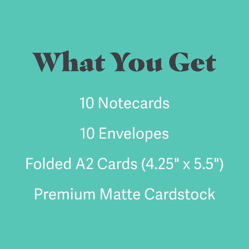 Just Because Notecards for Realtors (Pack of 10) | Funny, Professional Client Cards image 2