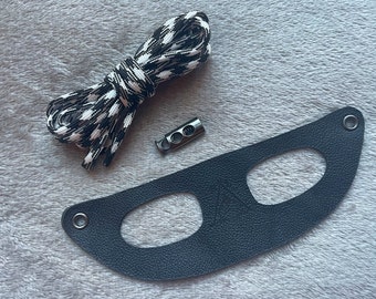 Bearded Dragon harness and leash (black)