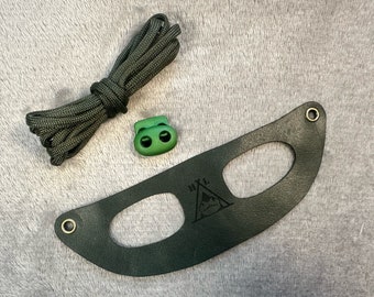 Skäggagame sele och koppel (militärgrön)