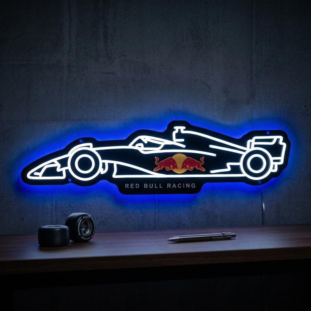 Redbull Racing Neon Sign - Etsy