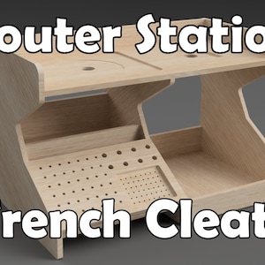 Router Station French Cleat Plans - CNC ONLY!