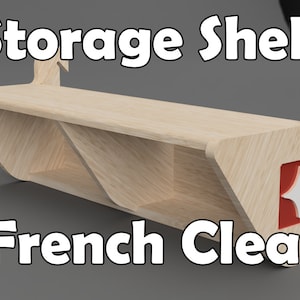 Storage Shelf Plans - French Cleat Tool Storage - CNC ONLY!