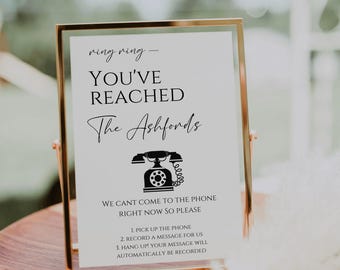 Wedding Audio Guestbook Sign: luxury Elegant Design