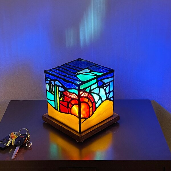 Stained Glass Box Etsy