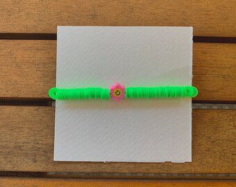 Flower beaded bracelet!