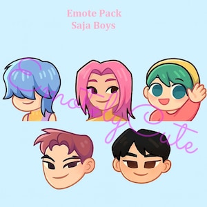 Saja Boys - Emote Pack - Kpop Demon Hunters - Static Emotes